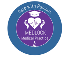Medlock Medical Practice logo. Care with Passion. Part of Beacon GP Care